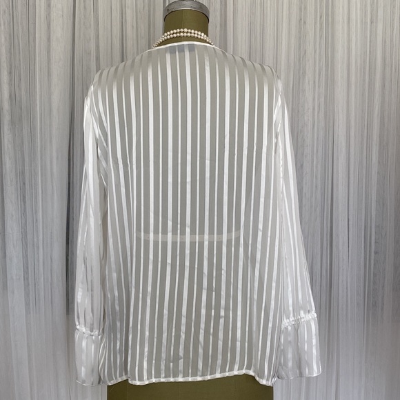 DKNY sheer blouse - Picture 5 of 11